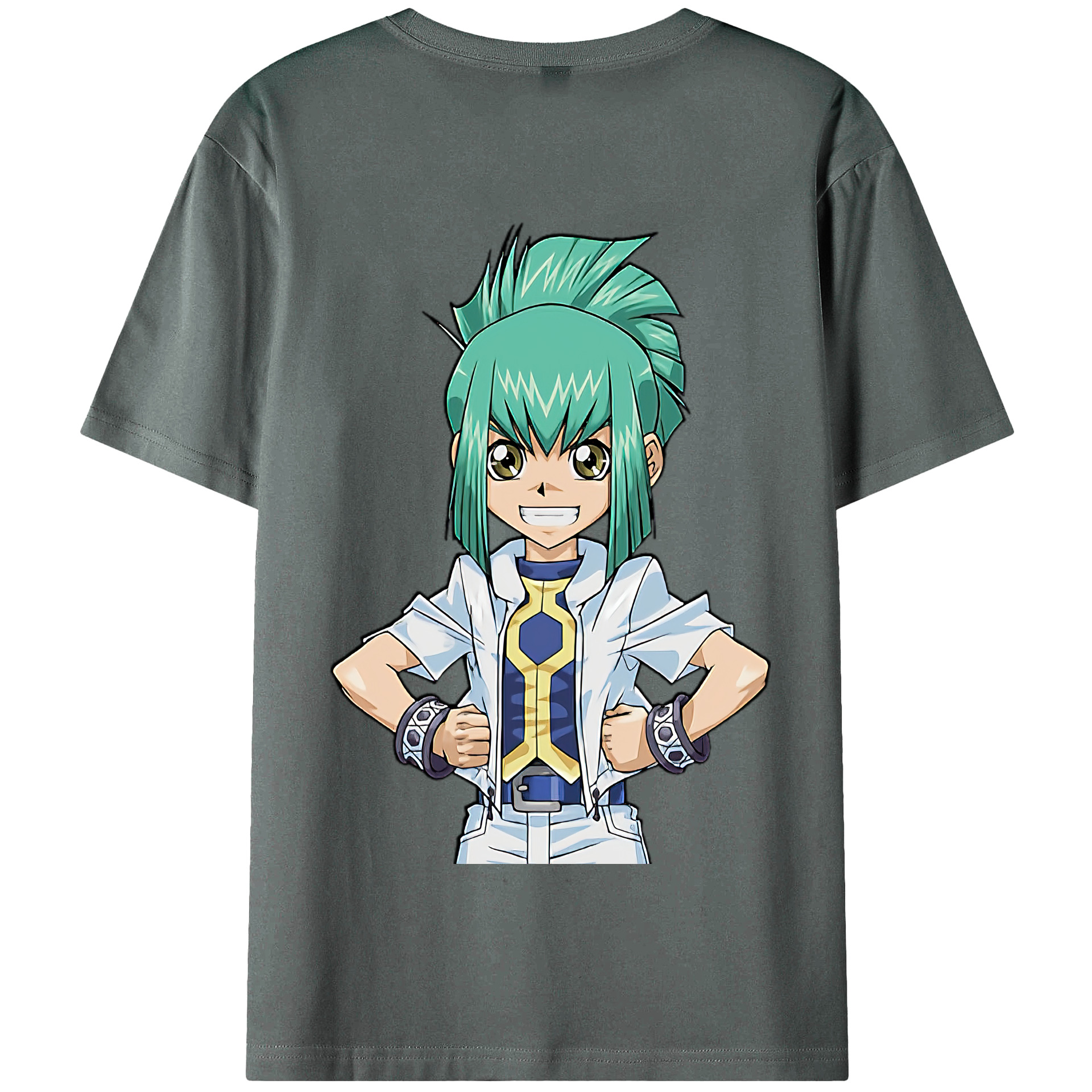 （画像用） 遊☆戯☆王 Yu-Gi-Oh! 綿100％半袖Tシャツ（背面プリント）